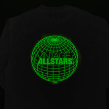 Lade das Bild in den Galerie-Viewer, Hanes Longsleeve &quot;Vintage Allstars Glow in the Dark&quot; 90er, weiß, XL/XXL
