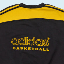 Lade das Bild in den Galerie-Viewer, Adidas Sweatshirt &quot;Aris Thessaloniki Baskteball&quot; 90er, schwarz/gelb, XL
