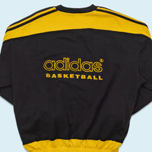 Lade das Bild in den Galerie-Viewer, Adidas Sweatshirt &quot;Aris Thessaloniki Baskteball&quot; 90er, schwarz/gelb, XL
