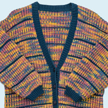 Lade das Bild in den Galerie-Viewer, Strickjacke &quot;hand made&quot;, mehrfarbig, M/L kurze Ärmel
