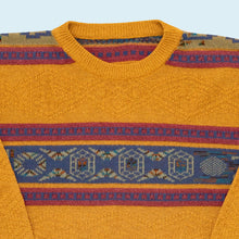 Lade das Bild in den Galerie-Viewer, Strickpullover &quot;dünn&quot; 90er, mehrfarbig, XL
