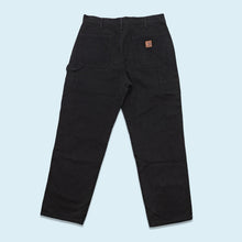 Lade das Bild in den Galerie-Viewer, Carhartt Hose &quot;double layer&quot; canvas thermo, schwarz, 34/30
