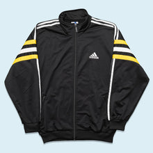 Lade das Bild in den Galerie-Viewer, Adidas Trainingsjacke 1999, schwarz/gelb, L/XL
