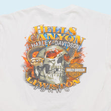 Lade das Bild in den Galerie-Viewer, Harley Davidson Longsleeve &quot;Hells Canyon Lewiston Idaho&quot; 2012, weiß, L/XL
