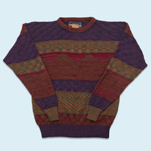 Lade das Bild in den Galerie-Viewer, Chaps by Ralph Lauren Strickpullover 90er Made in the USA, mehrfarbig, L/XL
