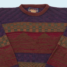 Lade das Bild in den Galerie-Viewer, Chaps by Ralph Lauren Strickpullover 90er Made in the USA, mehrfarbig, L/XL
