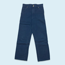 Lade das Bild in den Galerie-Viewer, Carhartt Hose &quot;Carpenter Canvas&quot; 1996 Made in the USA, blau, 28/30
