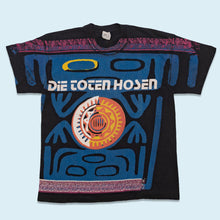 Lade das Bild in den Galerie-Viewer, Screen Stars T-Shirt &quot;Die Toten Hosen&quot; AOP Single Stitch 90er, schwarz, L/XL
