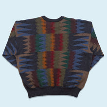 Lade das Bild in den Galerie-Viewer, Dalmine UOMO Strickpullover 90er Made in Italy, mehrfarbig, L breit
