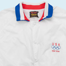 Lade das Bild in den Galerie-Viewer, Pla-Jac Jacke &quot;Team USA Seoul Olympia&quot; 1988 Made in the USA, weiß, L/XL breit
