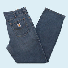 Lade das Bild in den Galerie-Viewer, Carhartt Hose &quot;Relaxed Fit&quot; Made in Mexico, blau, 36/34
