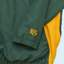 Lade das Bild in den Galerie-Viewer, NFL V-Neck Windbreaker &quot;Green Bay Packers&quot;, gelb/grün, L/XL breit
