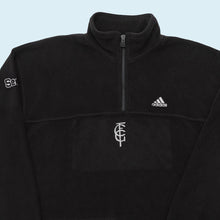 Lade das Bild in den Galerie-Viewer, Adidas Quarter Zip Fleece 1999, schwarz, XL
