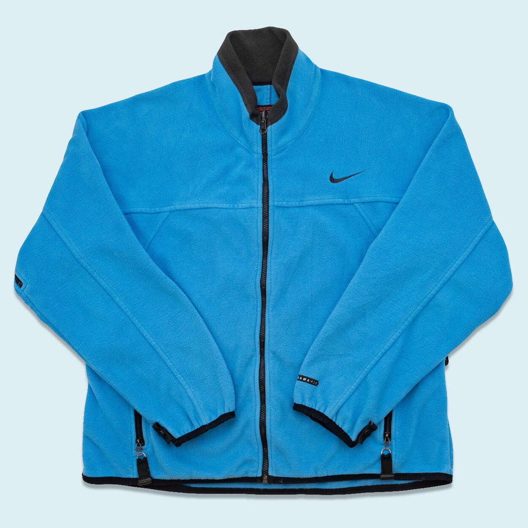 Nike ACG Fleece Jacke 90er/00er, blau, L breit