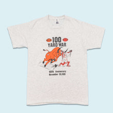 Lade das Bild in den Galerie-Viewer, Lee T-Shirt &quot;100 Yard War&quot; 1991 Made in the USA Single Stitch, grau, L/XL schmal
