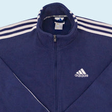 Lade das Bild in den Galerie-Viewer, Adidas Fleece Jacke 00er, blau, L/XL
