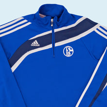 Lade das Bild in den Galerie-Viewer, Adidas Quarter Zip &quot;Schalke 04&quot; 2009, blau, M/L
