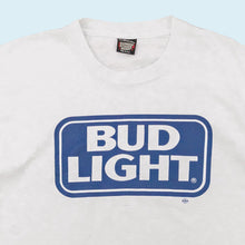 Lade das Bild in den Galerie-Viewer, Screen Stars T-Shirt &quot;Bud Light&quot; 90er Single Stitch Made in the USA, weiß, XL
