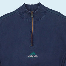 Lade das Bild in den Galerie-Viewer, Adidas Equipment Quarter Zip 90er, blau, L/XL
