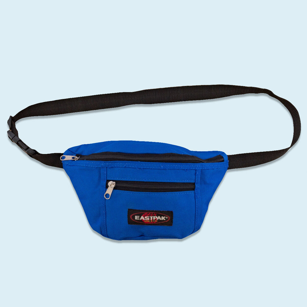 Eastpak Bauchtasche Made in the USA 90er, blau