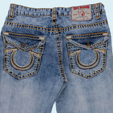 Lade das Bild in den Galerie-Viewer, True Religion Hose &quot;low waist jeans&quot; Y2K, blau, 32/32
