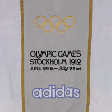 Lade das Bild in den Galerie-Viewer, Adidas Sweatshirt dünn &quot;München/Stockholm Olympia&quot; 80er, weiß, XL/XXL (tagged XL)
