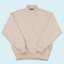 Lade das Bild in den Galerie-Viewer, Adidas Quarter Zip &quot;Basketball&quot; 2023, beige/grau, S/M breit
