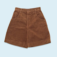 Lade das Bild in den Galerie-Viewer, Gentle Shorts &quot;cord baggy&quot; 90er/00er, braun, 24
