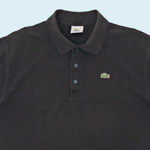 Lade das Bild in den Galerie-Viewer, Lacoste Poloshirt, schwarz, XL breit
