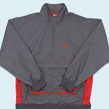 Lade das Bild in den Galerie-Viewer, Adidas Quarter Zip Trainingsjacke &quot;fleece lined&quot; 2002 grau, XL
