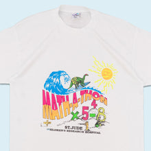 Lade das Bild in den Galerie-Viewer, Cal Cru T-Sjhirt &quot;Math-a-thon St. Jude Childrens research Hospital&quot; 90er single stitch Made in the USA, weiß, XL
