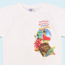 Lade das Bild in den Galerie-Viewer, Caribbean Soul T-Shirt &quot;Island of Spices&quot; 1995 single stitch Made in the USA, weiß, M/L schmal
