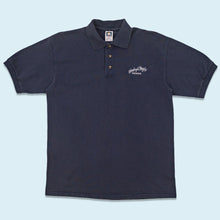 Lade das Bild in den Galerie-Viewer, Cotton Deluxe Poloshirt &quot;Hamburger Mary&#39;s Phoenix&quot; 90er, blau, L/XL
