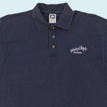 Lade das Bild in den Galerie-Viewer, Cotton Deluxe Poloshirt &quot;Hamburger Mary&#39;s Phoenix&quot; 90er, blau, L/XL
