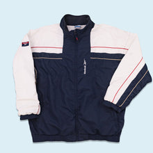 Lade das Bild in den Galerie-Viewer, Reebok Trainingsjacke 2000er, weiß/blau, XL/XXL

