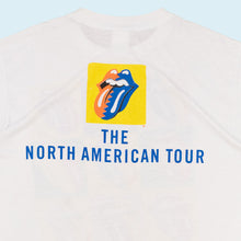 Lade das Bild in den Galerie-Viewer, Rockwave T-Shirt &quot;Rolling Stones North America Tour&quot; 1989 single stitch, weiß, L/XL
