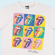 Lade das Bild in den Galerie-Viewer, Rockwave T-Shirt &quot;Rolling Stones North America Tour&quot; 1989 single stitch, weiß, L/XL
