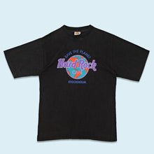 Lade das Bild in den Galerie-Viewer, Hard Rock Cafe T-Shirt &quot;Save the Planet Stockholm&quot; 90er, schwarz, S
