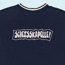 Lade das Bild in den Galerie-Viewer, Nastrovje Potsdam T-Shirt/V-Neck &quot;Boppin`B Scheisskapelle&quot;, blau, L/XL schmal
