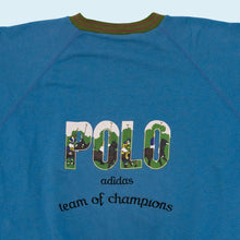 Lade das Bild in den Galerie-Viewer, Adidas Sweatshirt &quot;Polo Champion&quot; 90er, blau, XL/XXL breit
