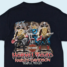 Lade das Bild in den Galerie-Viewer, Harley Davidson T-Shirt &quot;Horny Toad Texas&quot; 2012, blau, S/M
