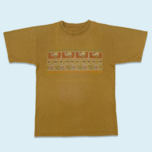 Lade das Bild in den Galerie-Viewer, T-Shirt 00er, grün/braun, XXL
