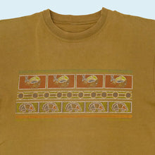 Lade das Bild in den Galerie-Viewer, T-Shirt 00er, grün/braun, XXL

