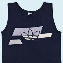 Lade das Bild in den Galerie-Viewer, Adidas Tanktop &quot;trefoil&quot; 80er/90er single stitch Made in the USA, blau, L schmal
