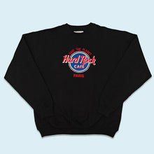 Lade das Bild in den Galerie-Viewer, Hard Rock Cafe Sweatshirt &quot;Save the Planet Paris&quot; 90er, schwarz, L/XL
