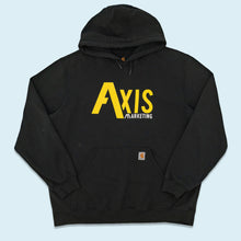 Lade das Bild in den Galerie-Viewer, Carhartt Hoodie &quot;Axis Marketing&quot; Made in Mexico, schwarz, XL/XXL

