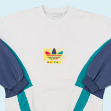Lade das Bild in den Galerie-Viewer, Adidas Sweatshirt &quot;trefoil&quot; 90er, weiß, L
