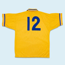 Lade das Bild in den Galerie-Viewer, Paulas Benara Trikot &quot;Leek Town FC&quot; 90er Made in Britan, gelb, L
