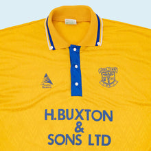 Lade das Bild in den Galerie-Viewer, Paulas Benara Trikot &quot;Leek Town FC&quot; 90er Made in Britan, gelb, L
