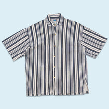 Lade das Bild in den Galerie-Viewer, Tarique Shirt Company Hemd 90er, blau/weiß, XL
